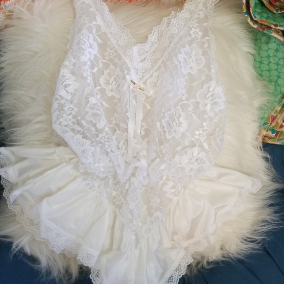 Inner Most Other - Vintage Inner Most Lace Romper